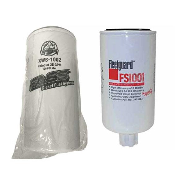 Fuel Filter and Water Separator for FASS Red Base 150 Series (Long filters)